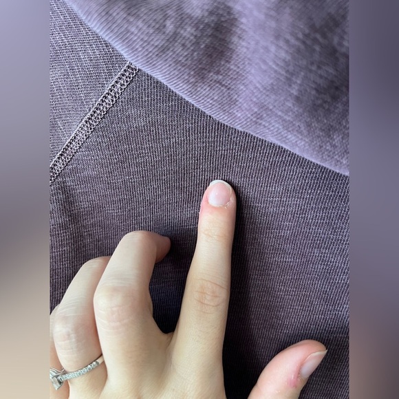 James Perse Vintage 100% Cotton Terry Purple Hoodie Women's Size S - Picture 16 of 16